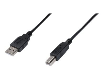 DIGITUS USB-A  USB-B Anschlusskabel, 3m