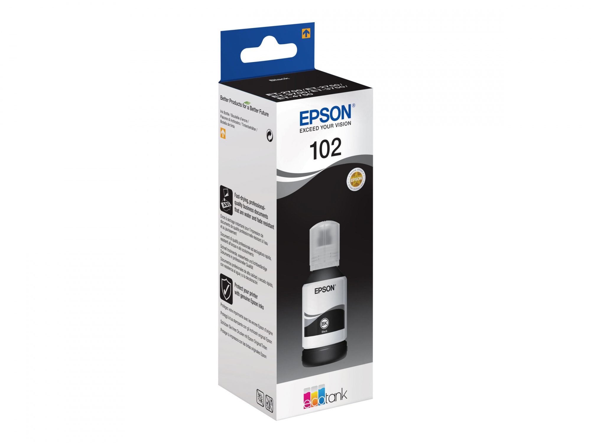 Epson 102 - 127 ml - Schwarz - Original - Tintenbehlter