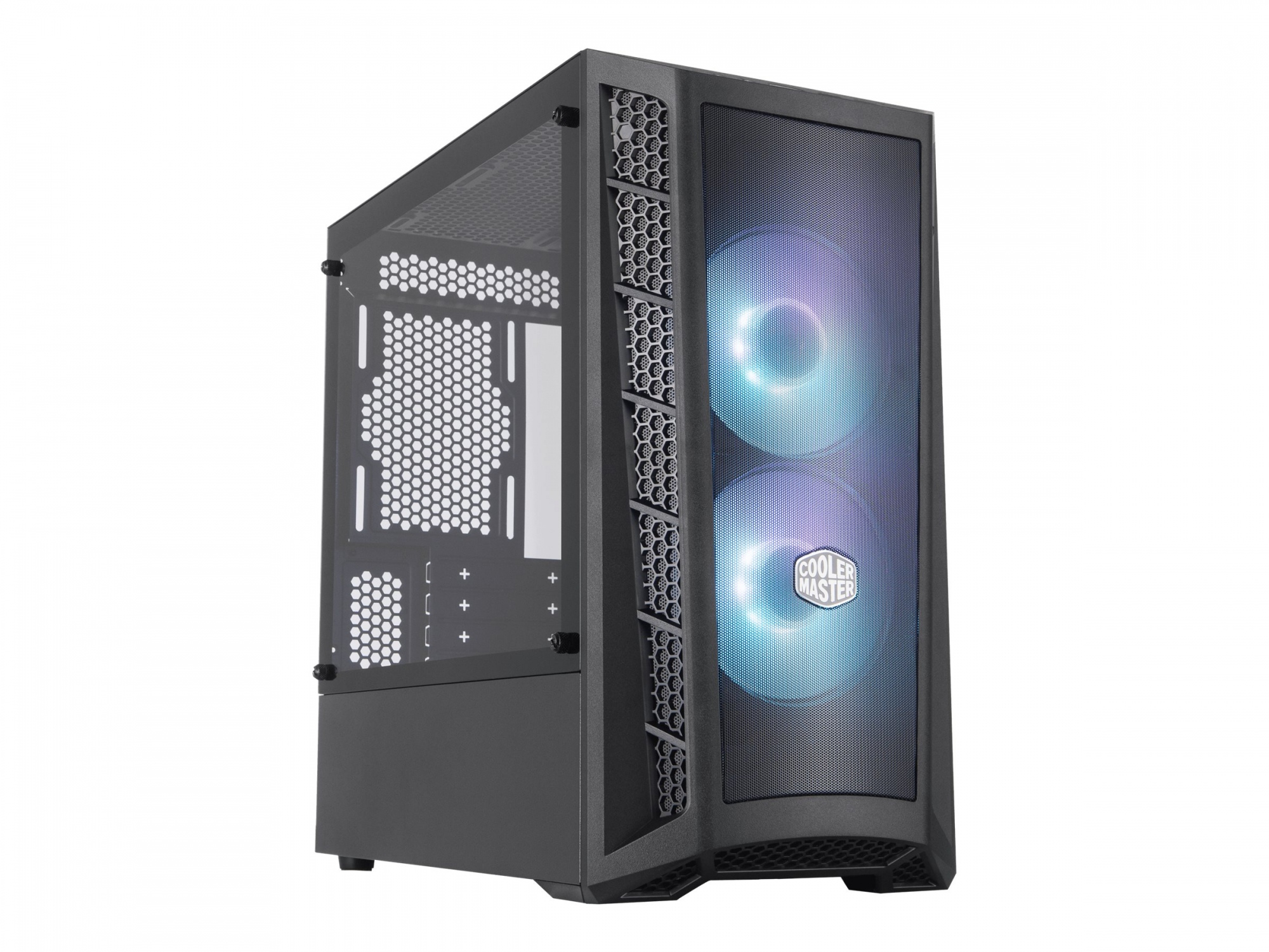 Cooler Master MasterBox MB311L ARGB - Tower - micro ATX - Seitenteil mit Fenster (gehrtetes Glas)