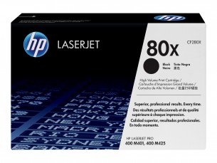 | HP 80X - Hohe Ergiebigkeit - Schwarz - original - LaserJet - Tonerpatrone (CF280X)