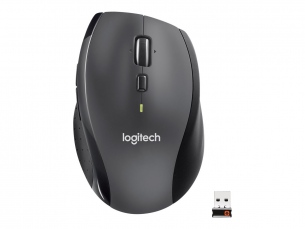  | Logitech Marathon M705 - Maus - Für Rechtshänder - Laser - kabellos - 2.4 GHz - kabelloser Empfänger (USB)