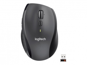 | Logitech Marathon M705 - Maus - Fr Rechtshnder - Laser - kabellos - 2.4 GHz - kabelloser Empfnger (USB)