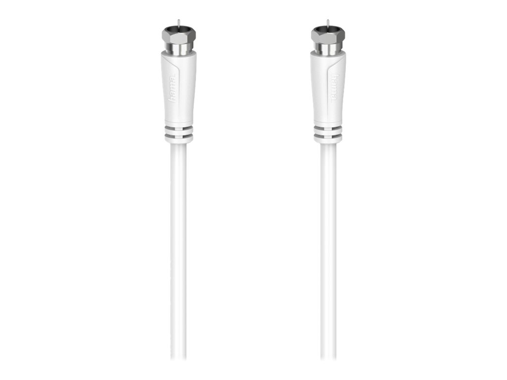Hama Essential Line - Antennenkabel - F-Stecker mnnlich zu F-Stecker mnnlich