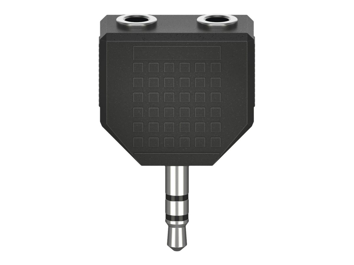 Hama Essential Line - Audio-Splitter - mini-phone stereo 3.5 mm mnnlich zu mini-phone stereo 3.5 mm weiblich