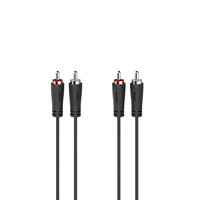  | Hama Audio-Kabel, 2 Cinch-Stecker - 2 Cinch-Stecker, 1,5 m