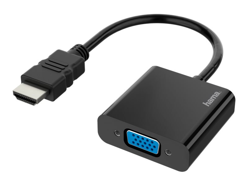 Hama Video- / Audio-Adapter - HDMI Stecker zu HD-15 (VGA)
