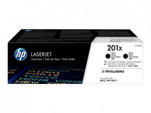 | HP 201X - 2er-Pack - Hohe Ergiebigkeit - Schwarz - Original - LaserJet - Tonerpatrone (CF400XD)