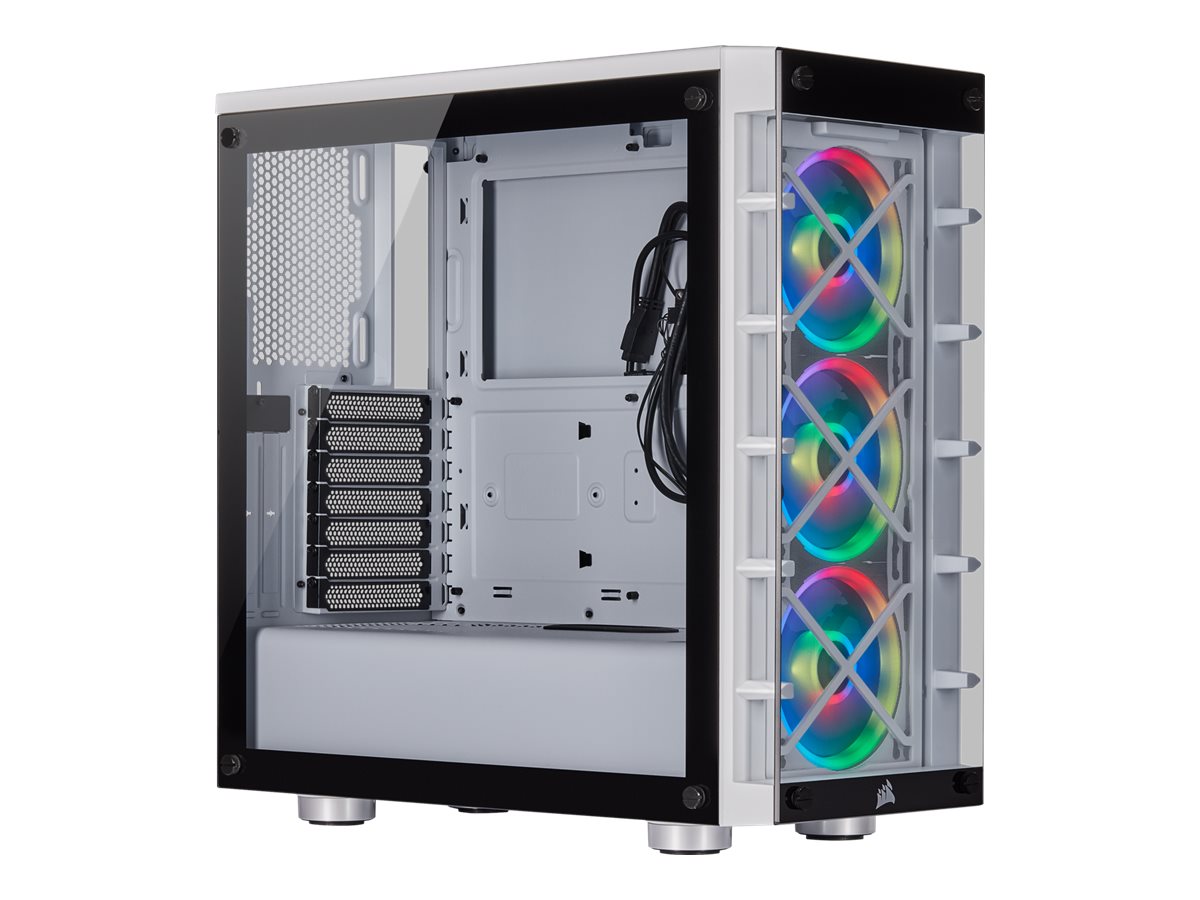 Corsair iCUE 465X RGB - Tower - ATX - Seitenteil mit Fenster (gehrtetes Glas)