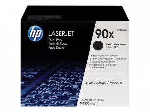 | HP 90X - 2er-Pack - Hohe Ergiebigkeit - Schwarz - original - LaserJet - Tonerpatrone (CE390XD)