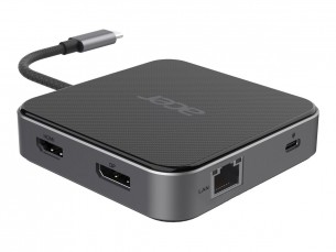 | Acer 7-In-1 - Dockingstation - USB-C - HDMI, DP