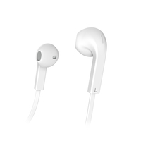  | Hama Kopfhörer Advance Earbuds Mikrofon Flachbandkabel Weiß