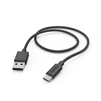  | Hama 00201594 - 1 m - USB A - USB C - USB 2.0 - 480 Mbit/s - Schwarz