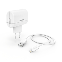  | Hama 00201619 - Indoor - AC - 5 V - 1 m - Wei