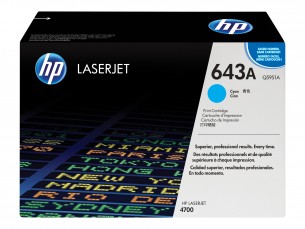 | HP 643A - Cyan - original - LaserJet - Tonerpatrone (Q5951A)