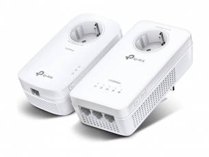 | TP-LINK TL-WPA8631P KIT V4 - Wi-Fi Kit - Powerline Adapterkit 1GbE, HomePlug AV (HPAV)