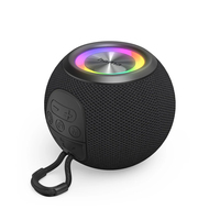  | Hama Bluetooth -Lautsprecher Ball Shape Speaker 5 Licht-Modi Schwarz - Lautsprecher - Mono