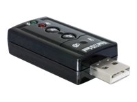  | Delock Soundkarte - 24-Bit - 96 kHz - 7.1 - USB 2.0