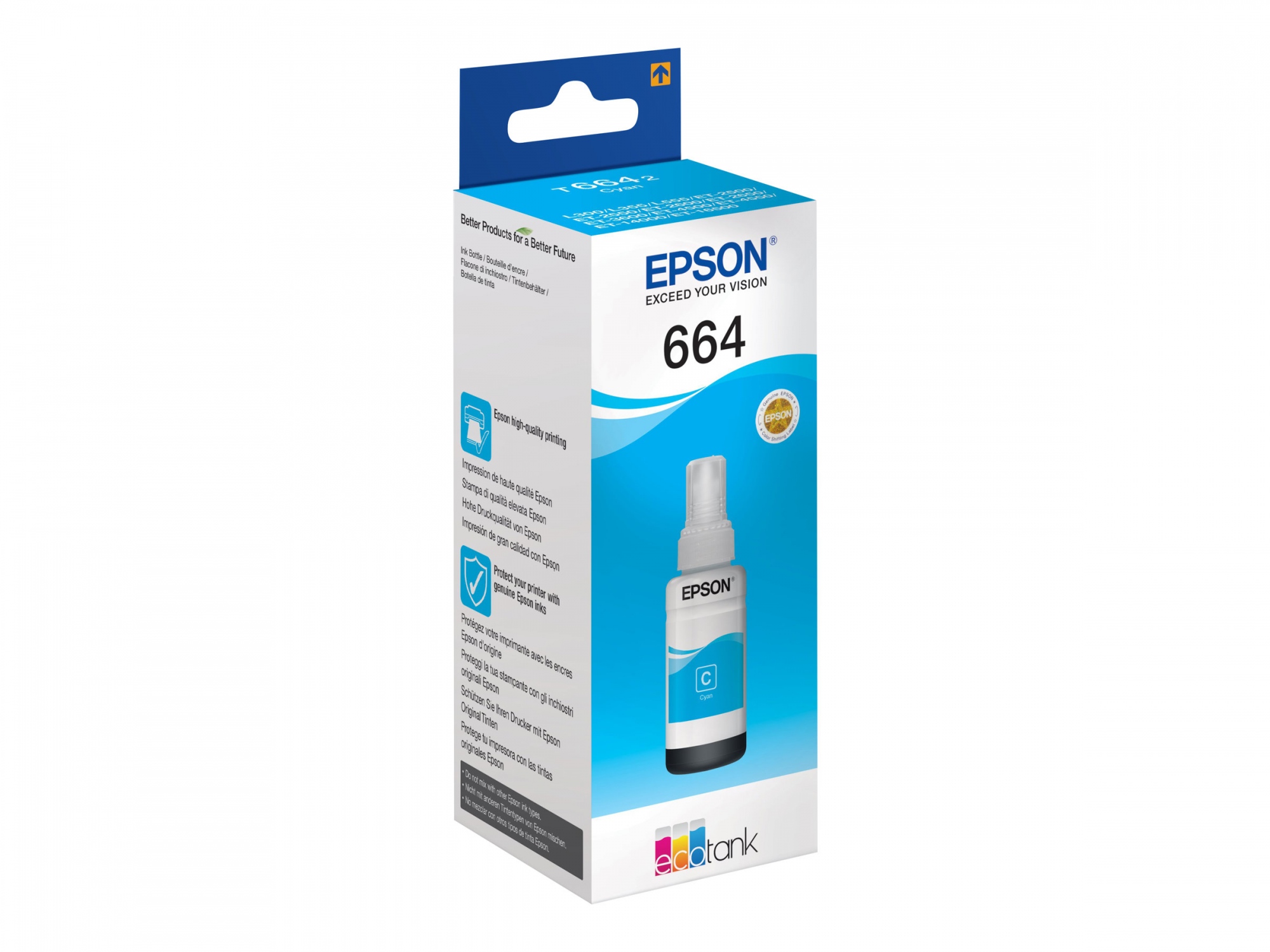 Epson T6642 - 70 ml - Cyan - original - Nachflltinte