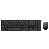  | Rapoo 8020M - Kabellos - Bluetooth - Scherenschalter - QWERTZ - Schwarz - Maus enthalten