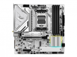  | ASRock B850M STEEL LEGEND WIFI - Motherboard - micro ATX - Socket AM5 - AMD B850 Chipsatz - USB 3.2 Gen 2, USB-C 3.2 Gen2, USB 3.2 Gen 1 - 2.5 Gigabit LAN, Wi-Fi 7, Bluetooth - Onboard-Grafik (CPU er
