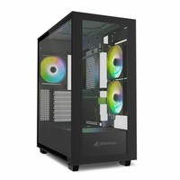  | Sharkoon Gehäuse Rebel C60 RGB ATX 2xGlas schwarz - Midi/Minitower - ATX