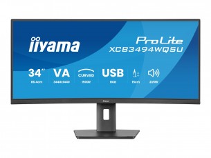 | Iiyama ProLite XCB3494WQSU-B1 - LED-Monitor - gebogen - 86 cm (34