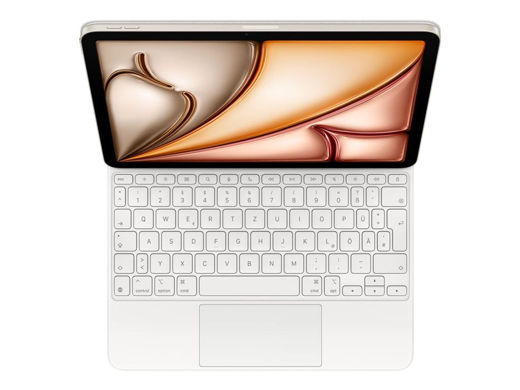 Apple Magic Keyboard - Tastatur und Foliohülle - mit Trackpad - Apple Smart connector - QWERTZ - Deutsch - weiß - für 10.9-inch iPad Air (4. Generation, 5. Generation)