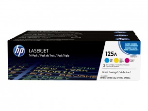  | HP 125A - 3er-Pack - Gelb, Cyan, Magenta - original - LaserJet - Tonerpatrone (CE259AM)
