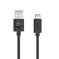  | Hama Ladekabel USB-A - USB-C 60 W Schwarz 00086447 - Kabel - Digital/Daten