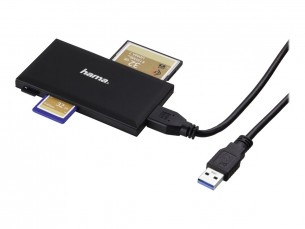 | Hama Multi-Card Reader - Kartenleser (CF I, MS, SD, MS Duo, MS PRO Duo, microSD, SDHC, microSDHC, MS PRO-HG Duo, SDXC, microSDXC)