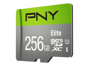  | PNY Elite - Flash-Speicherkarte - 256 GB - A1 / Video Class V10 / UHS Class 1 / Class10