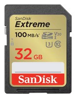  | SanDisk SDSDXVT-032G-GNCI2, 32 GB, SDHC, Klasse 10, 100 MB/s, 60 MB/s, Class 3 (... - SDHC - Read 100MB/s