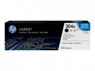 | HP 304A - 2er-Pack - Schwarz - original - LaserJet - Tonerpatrone (CC530AD)