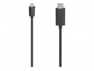  | Hama Essential Line - Adapterkabel - 24 pin USB-C männlich zu HDMI männlich - 1.5 m - Schwarz - 4K-Support (3840 x 2160)