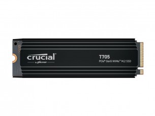 | Crucial T705 - SSD - verschlüsselt - 2 TB - intern - M.2 2280 - PCI Express 5.0 (NVMe)