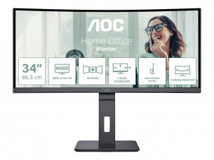 | AOC Pro-line CU34P3CV - P3 Series - LED-Monitor - gebogen - 86.36 cm (34