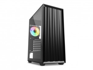 | Sharkoon VK3 RGB - Tower - ATX - Seitenteil mit Fenster (gehärtetes Glas)