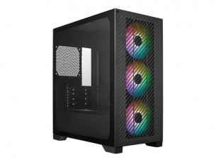 | Cooler Master Elite 301 - MT - micro ATX - Seitenteil mit Fenster (gehärtetes Glas)