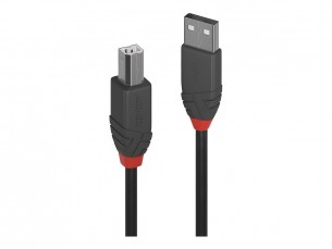  | Lindy Anthra Line - USB-Kabel - USB (M) zu USB Typ B (M)