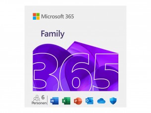 | Microsoft 365 Family - Abonnement-Lizenz (1 Jahr)