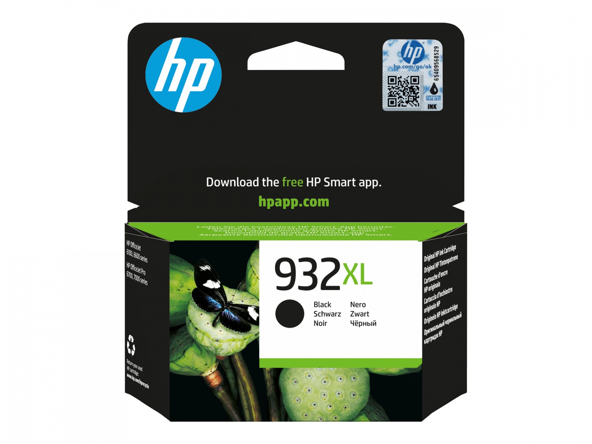 HP 932XL - Hohe Ergiebigkeit - Schwarz - original