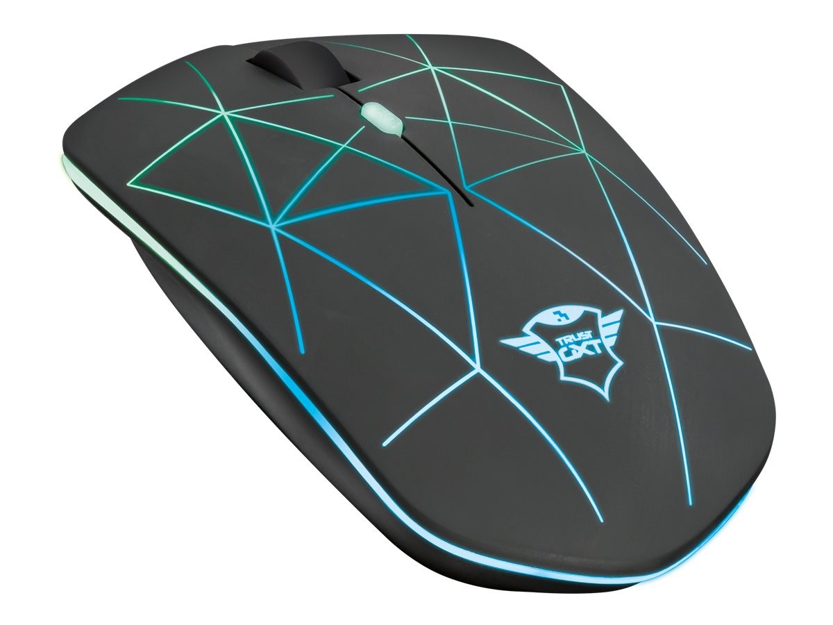 Trust GXT 117 Strike Wireless Gaming Mouse - Maus - Für Rechtshänder - optisch - 6 Tasten - kabellos - 2.4 GHz - kabelloser Empfänger (USB)