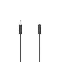  | Hama Audio-Verlängerungskabel, 3,5-mm-Klinken-Stecker - Kupplung, Stereo, 1,5 m