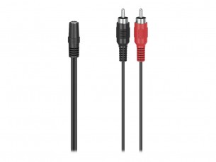 | Hama Essential Line - Audio-Adapter - mini-phone stereo 3.5 mm weiblich zu RCA männlich