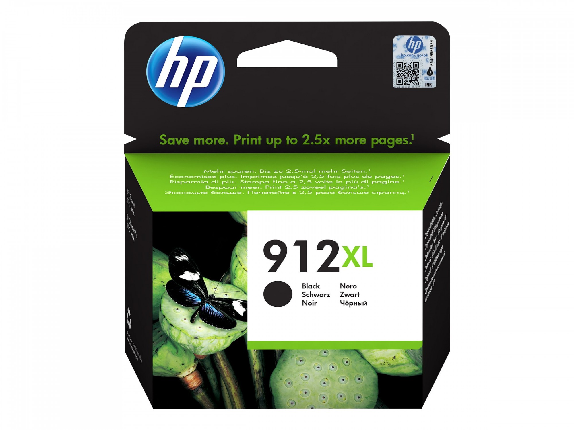 HP Tinte 3YL84AE 912XL XL Schwarz - Original - Tintenpatrone