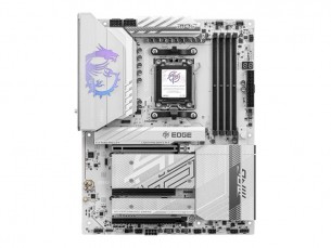 | MSI MPG B850 EDGE TI WIFI - Motherboard - ATX - Socket AM5 - AMD B850 Chipsatz - USB-C 3.2 Gen 2x2, USB-C 3.2 Gen2, USB 3.2 Gen 2, USB 3.2 Gen 1 - 5 Gigabit Ethernet, Wi-Fi 7, Bluetooth - Onboard-Graf