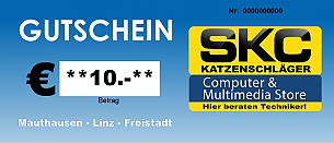 Gutscheine | SKC - Gutschein 10 Euro