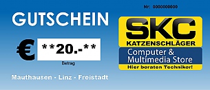 Gutscheine | SKC - Gutschein 20 Euro