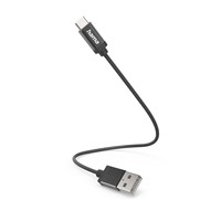  | Hama 00201600 - 0,2 m - USB A - USB C - USB 2.0 - 0,48 Gbit/s - Schwarz