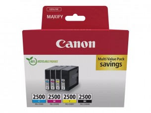  | Canon PGI-2500 BK/C/M/Y Multipack - 4er-Pack